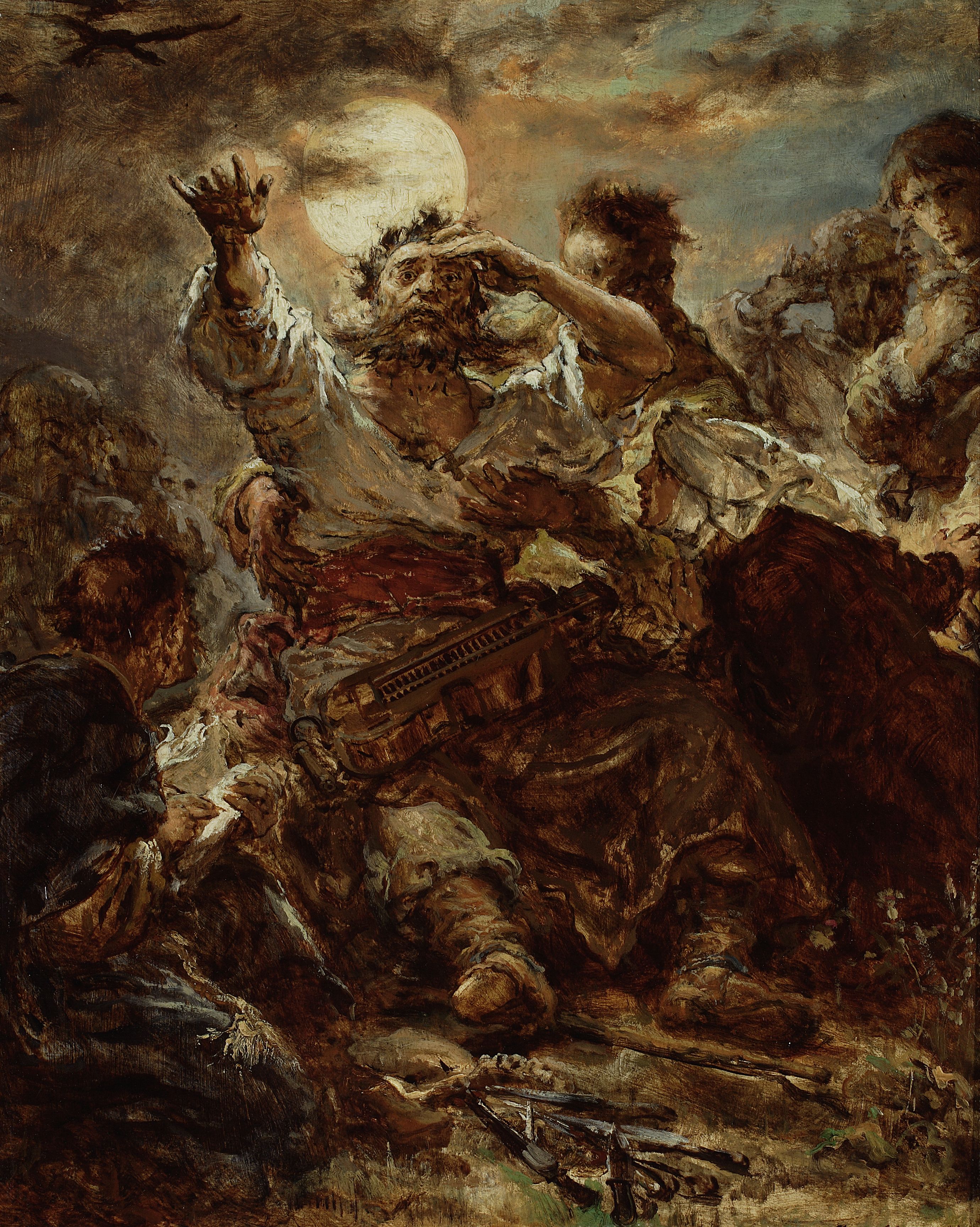 Esquisse pour le tableau « Wernyhora » - Jan Matejko