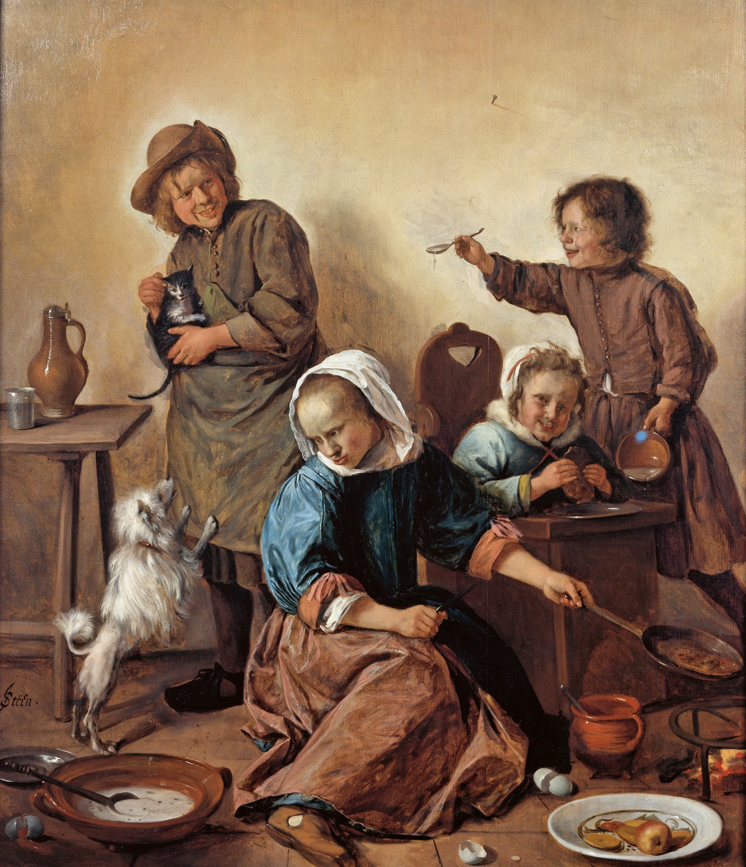 Le repas des enfants - Jan Steen
