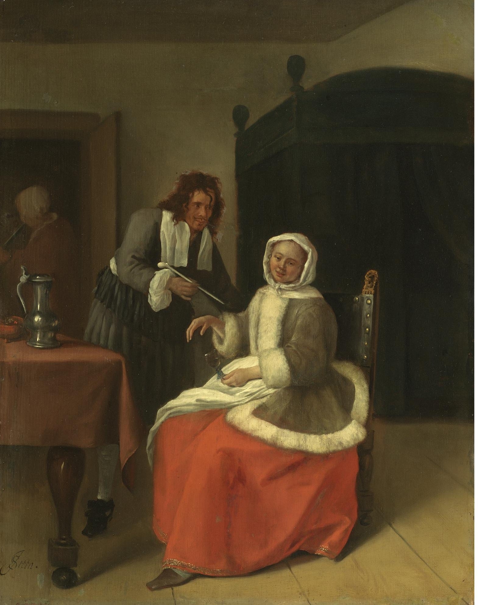 Amoureux du vin - Jan Steen