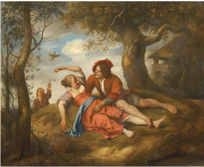 Amoureux dans un paysage - Jan Steen