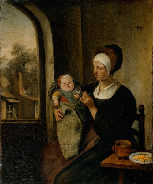 Mère et enfant - Jan Steen