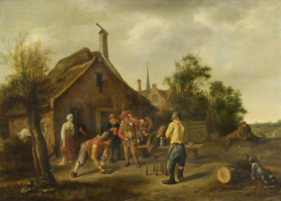 Les joueurs de quilles - Jan Steen