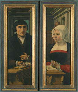 Volets latéraux du Triptyque de Norfolk : portraits des donateurs - Jan Gossaert