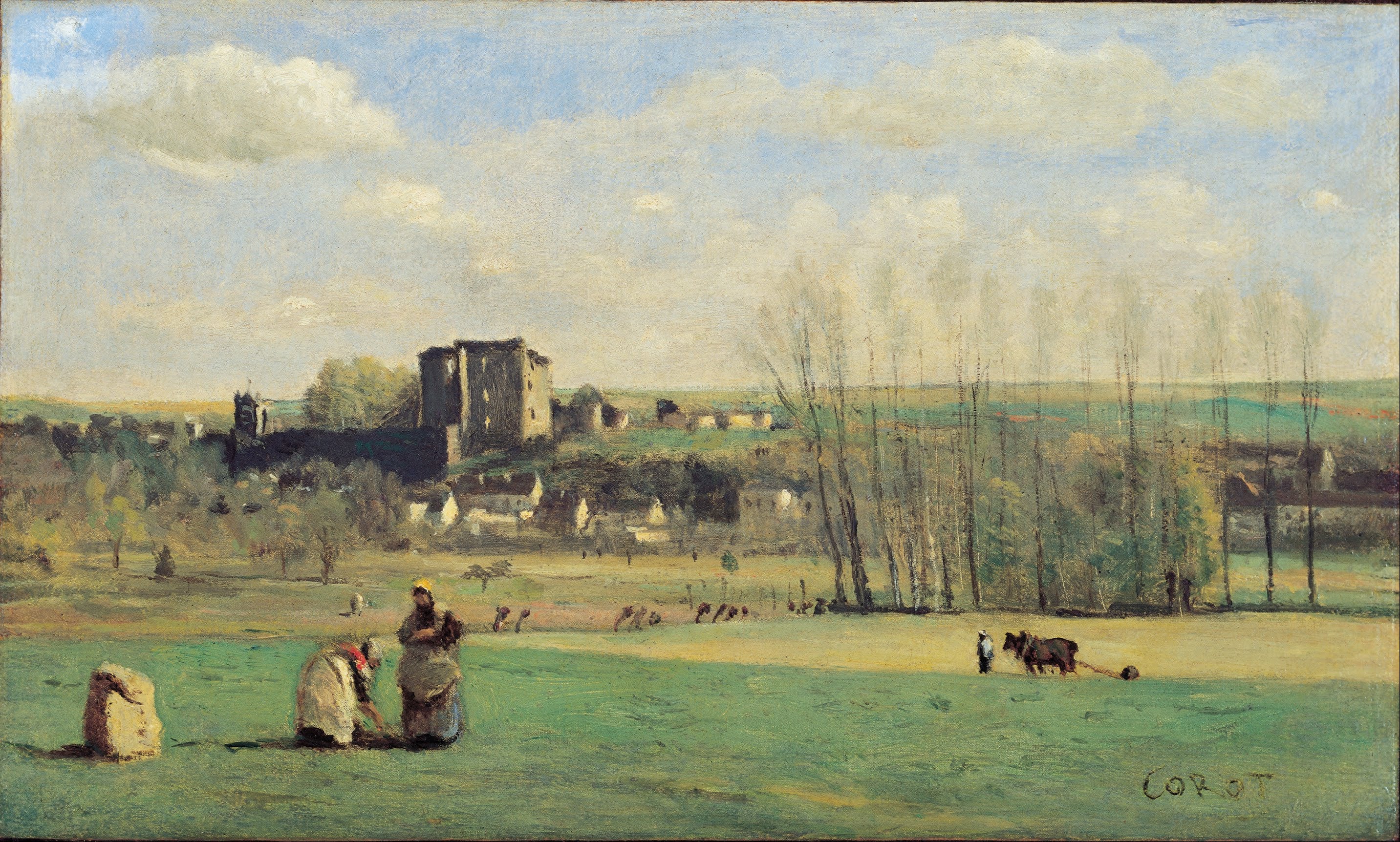 Paysage, La Ferté-Milon - Jean-Baptiste Camille Corot