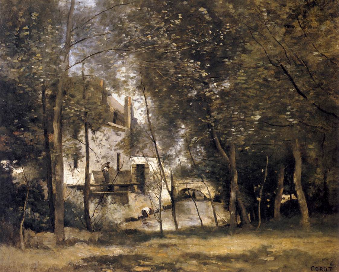Le Moulin de Saint-Nicolas-lez-Arras - Jean-Baptiste Camille Corot