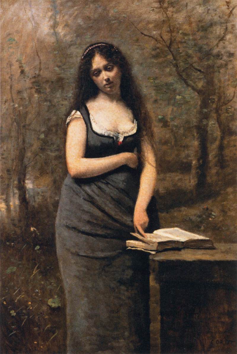 Velléda - Jean-Baptiste Camille Corot