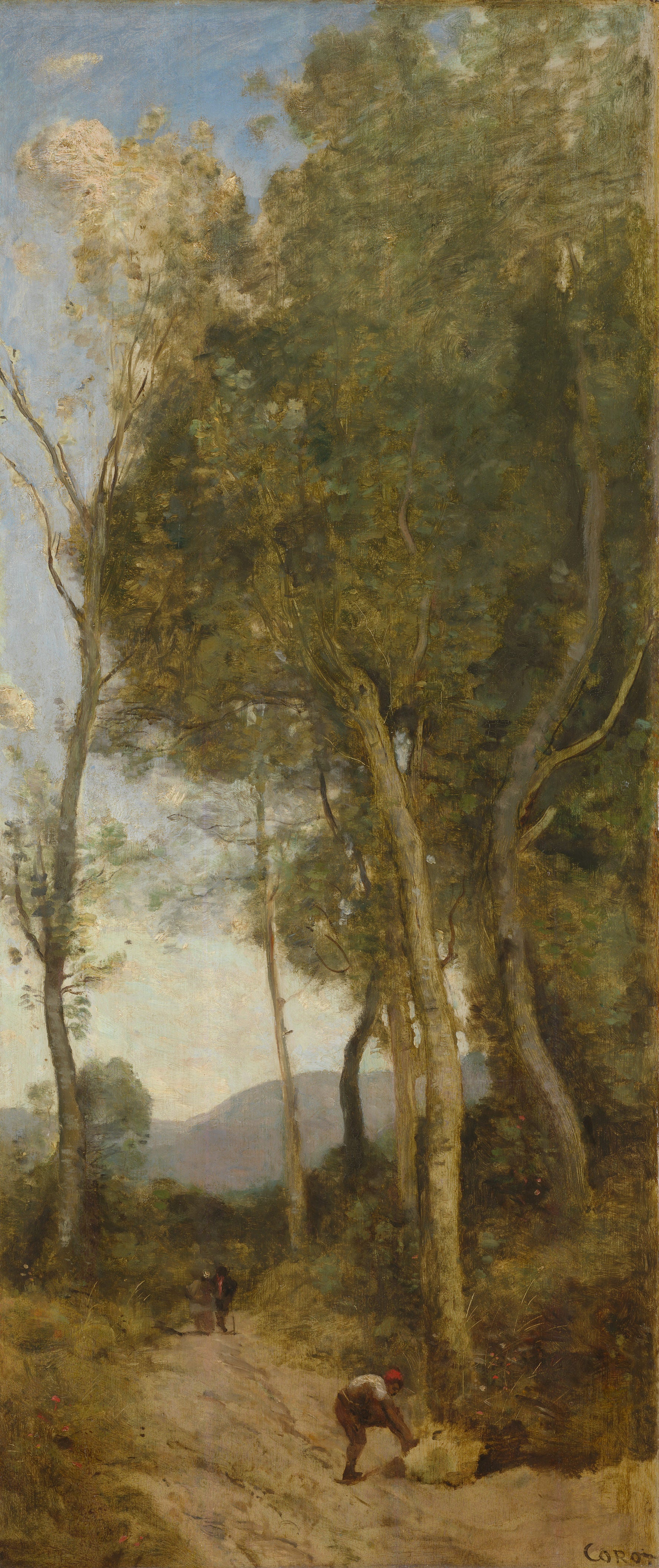 Les quatre moments de la journée : midi - Jean-Baptiste Camille Corot