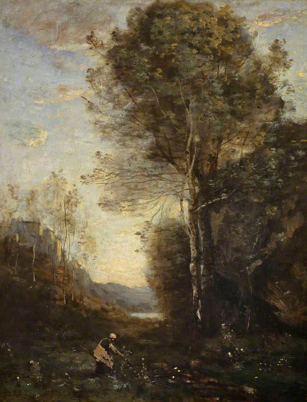 Paysage du soir - Jean-Baptiste Camille Corot