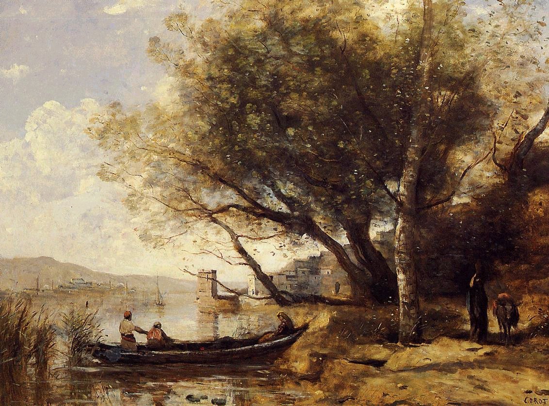 Smyrne, Bournabat - Jean-Baptiste Camille Corot
