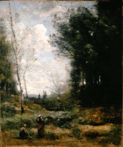 Le vallon - Jean-Baptiste Camille Corot