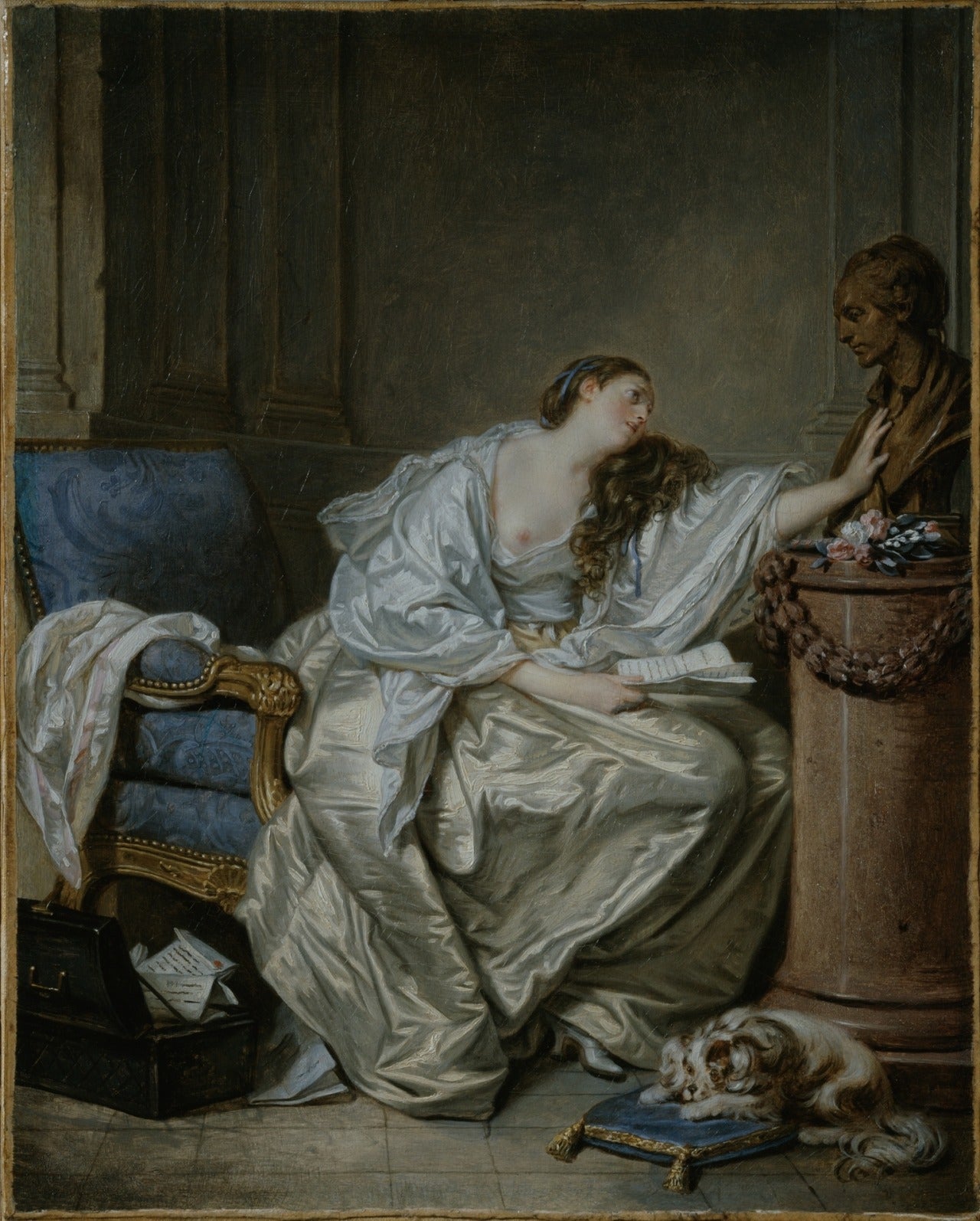 La Veuve inconsolable - Jean-Baptiste Greuze