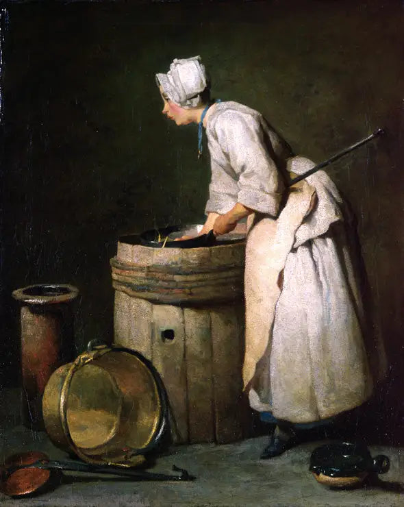La récureuse - Jean Siméon Chardin - Alpha Reproduction