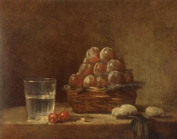 Le panier de prune - Jean Siméon Chardin - Alpha Reproduction