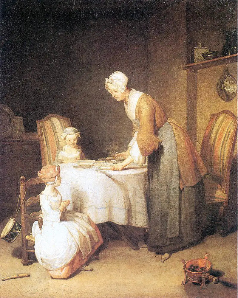 Le Bénédicité - Jean Siméon Chardin - Alpha Reproduction