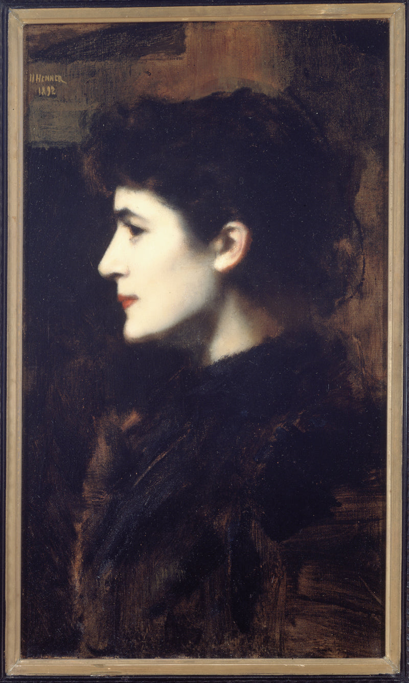 Eugénie-Marie Gadiffet-Caillard dite Germaine Dawis - Jean-Jacques Henner