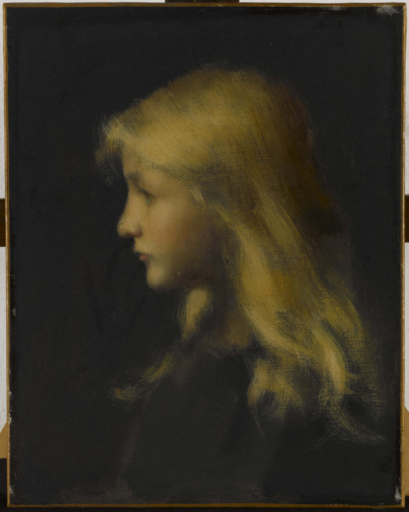 Fillette blonde - Jean-Jacques Henner