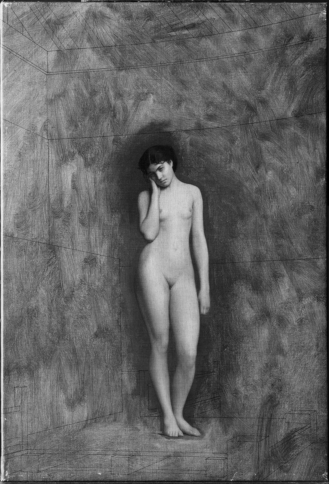 Reproduction du tableau « esclave grec - Jean-Léon Gérôme » par Alpha Reproduction en peinture à l’huile