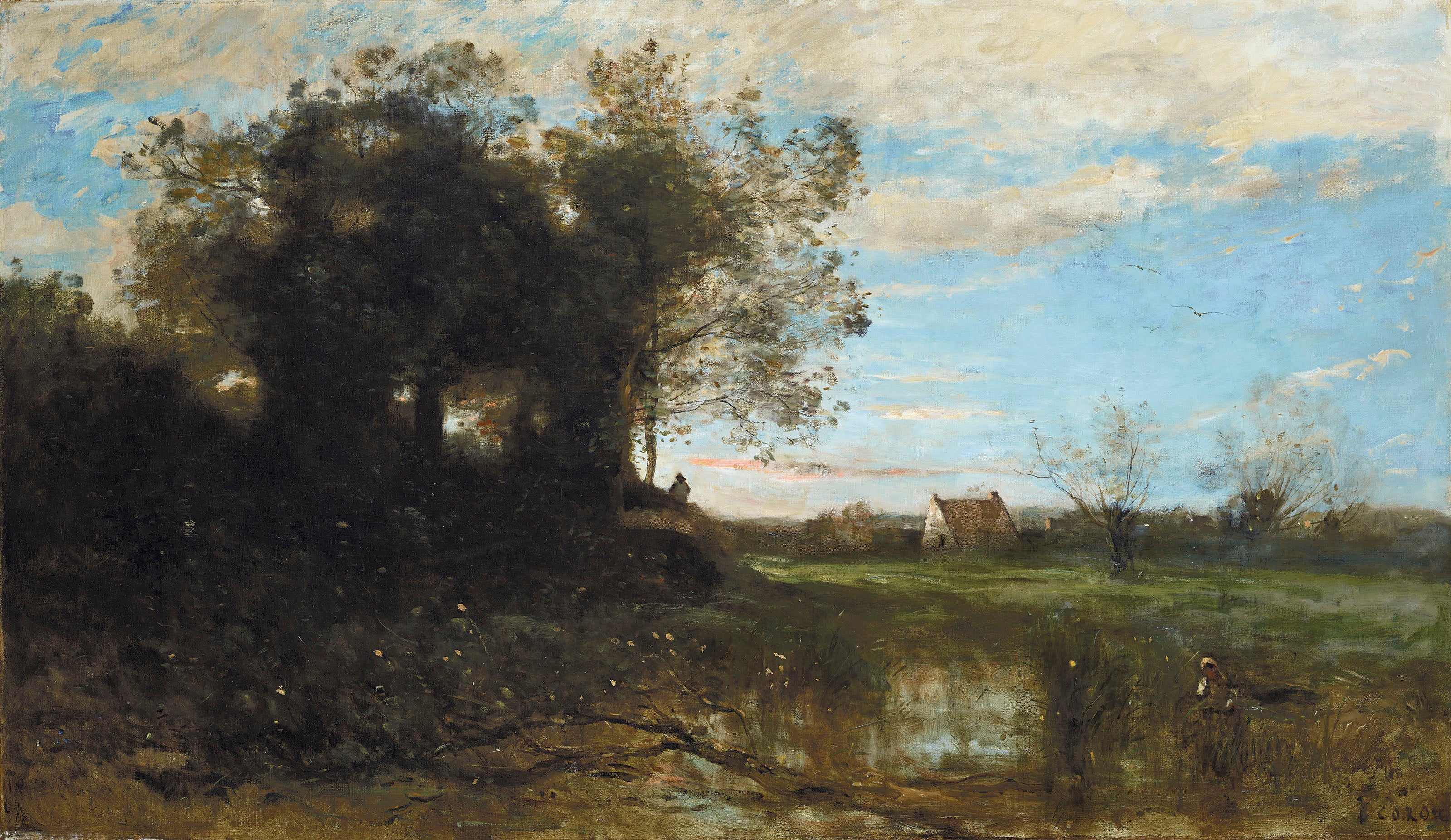 Souvenir des dunes de Dunkerque - Jean-Baptiste Camille Corot