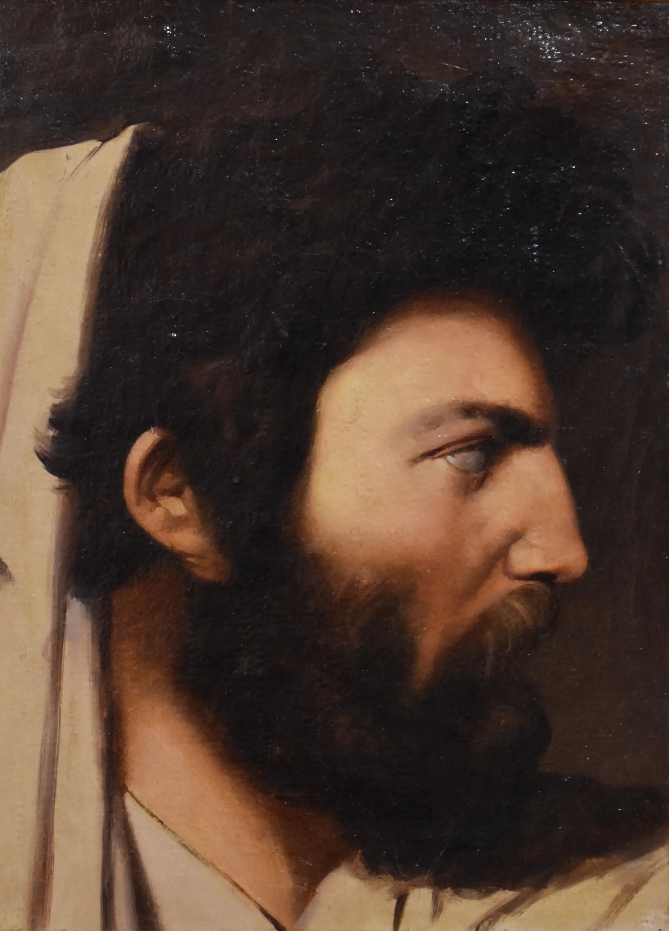 Étude d’homme de profil en vue de la composition de Jupiter et de Thétis - Jean-Auguste-Dominique Ingres - Alpha