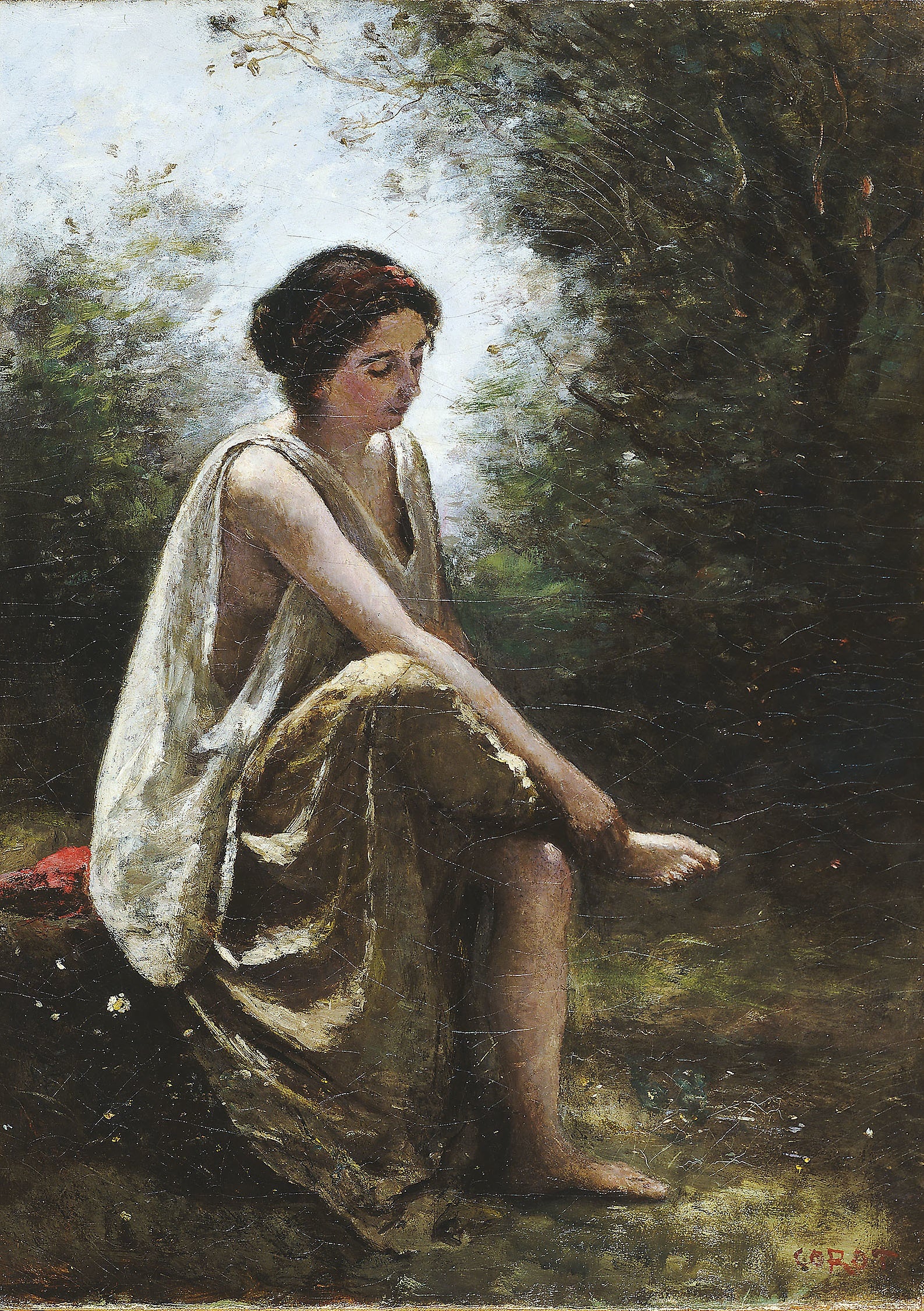 Eurydice blessée - Jean-Baptiste Camille Corot