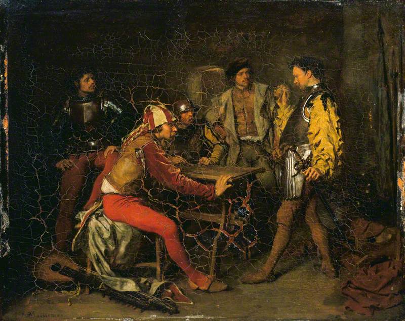 La salle des gardes - Ernest Meissonier