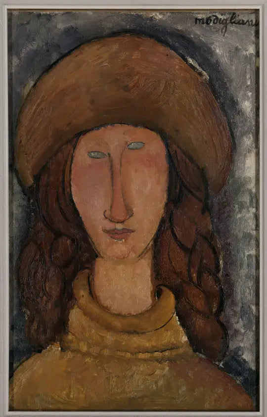 Reproduction du tableau « Jeanne Hébuterne - Amedeo Modigliani » par Alpha Reproduction en peinture à l’huile