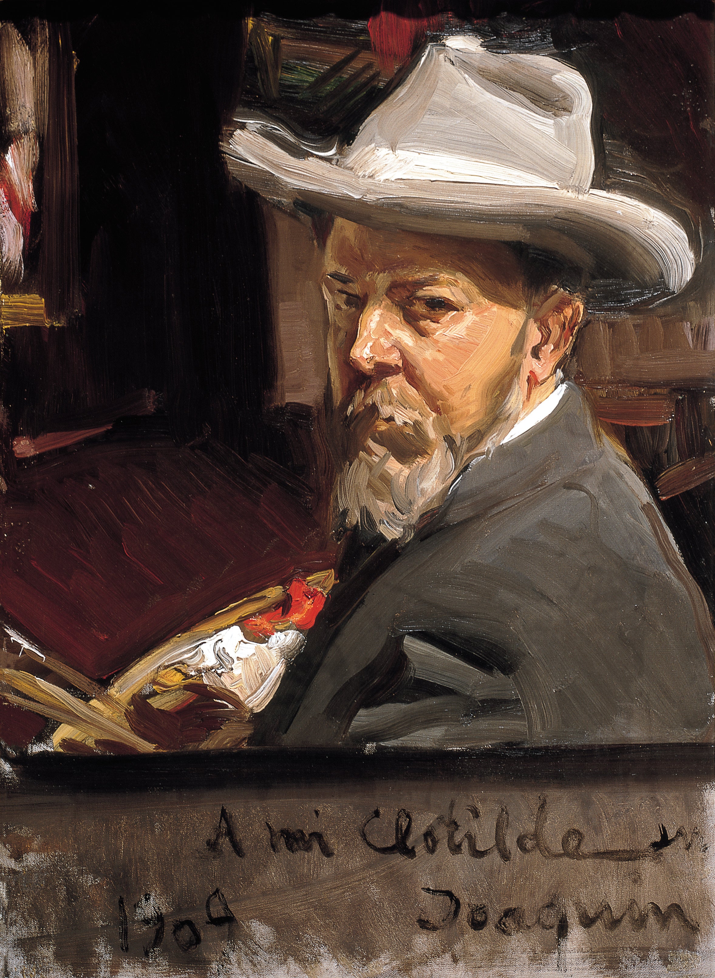 Reproduction du tableau « Autoportrait (1909) - Joaquín Sorolla » par Alpha Reproduction en peinture à l’huile