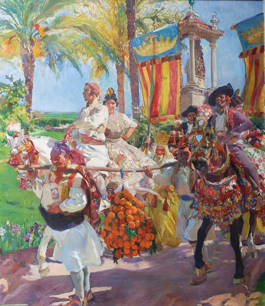 Reproduction du tableau « Valence - Joaquín Sorolla » par Alpha Reproduction en peinture à l’huile
