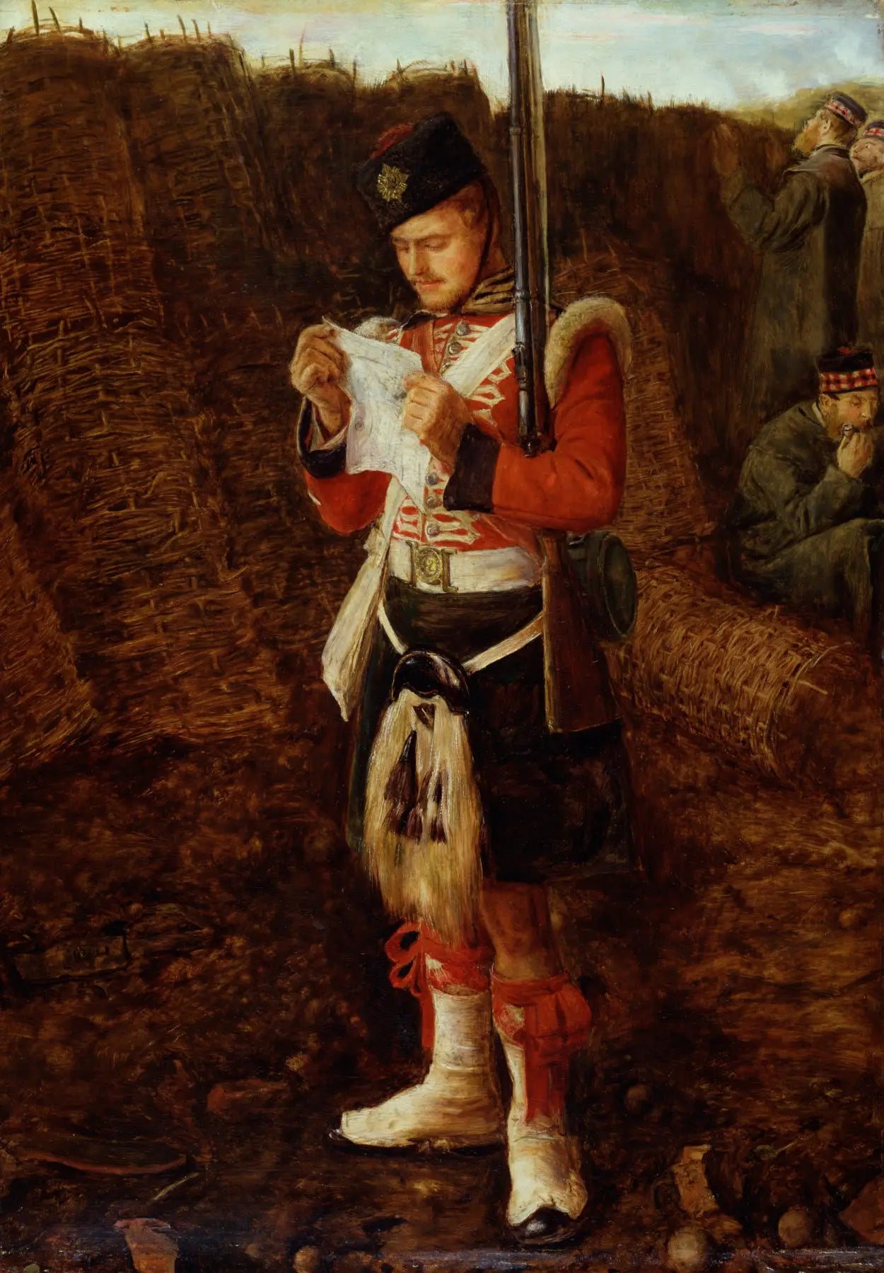 Nouvelles de la maison - John Everett Millais - Alpha Reproduction