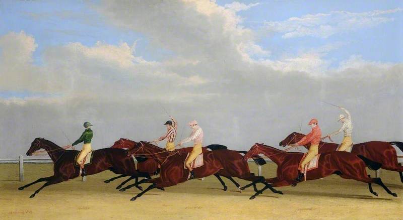 Arrivée de la Coupe d'Or de 1827 - John Frederick Herring, Sr.