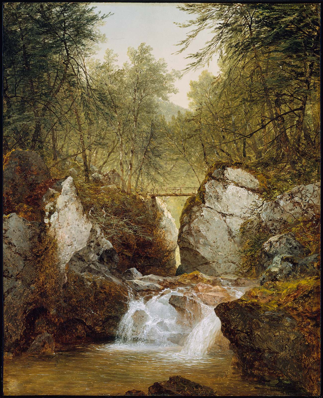 Chutes de Bash-Bish, Massachusetts - John Frederick Kensett