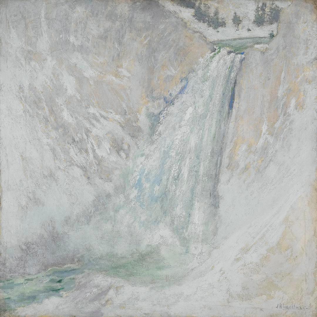 Chutes inférieures du Yellowstone - John Henry Twachtman