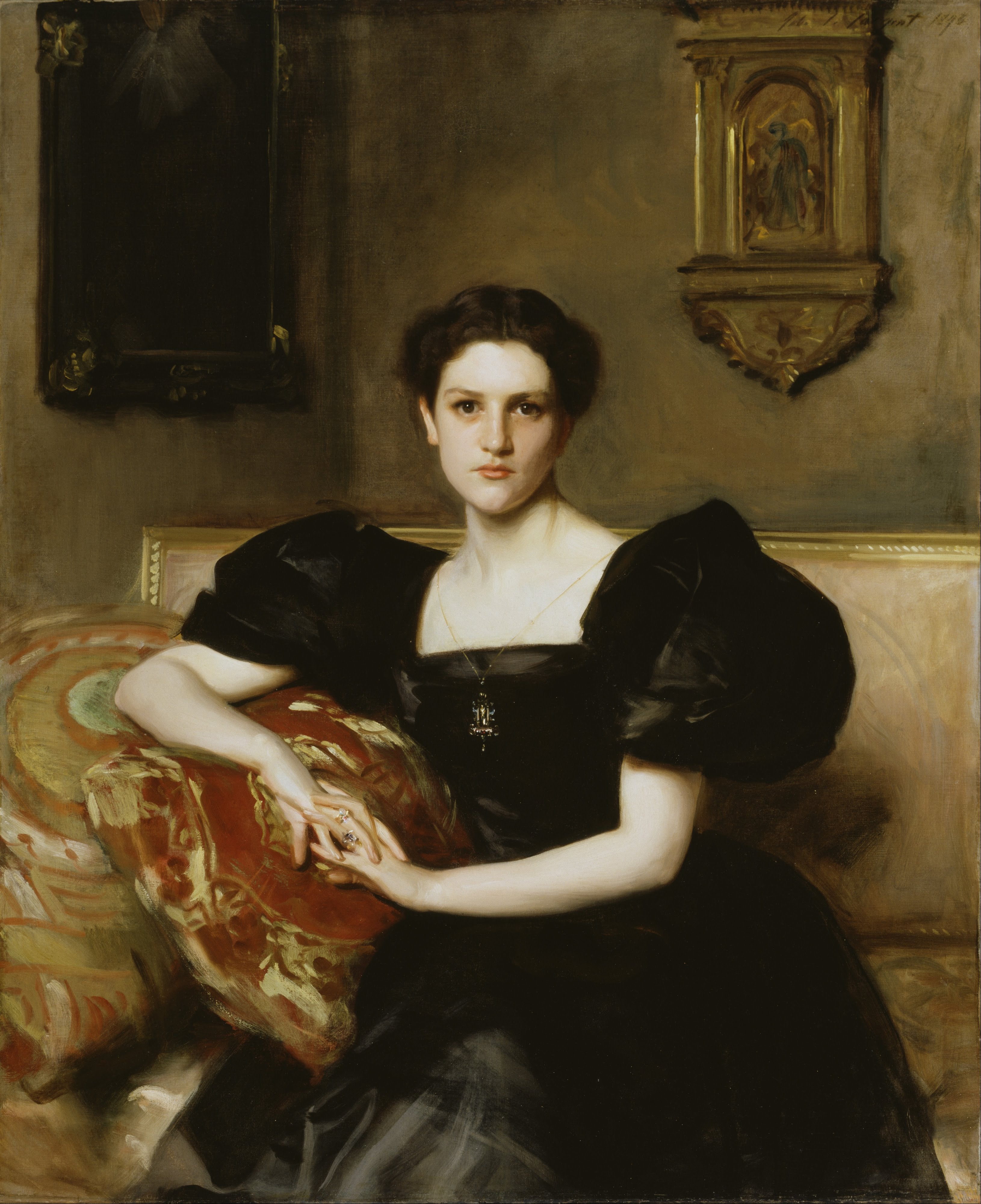 Reproduction du tableau « Elizabeth Winthrop Chanler (Mme John Jay Chapman) - John Singer Sargent » par Alpha Reproduction en peinture à l’huile