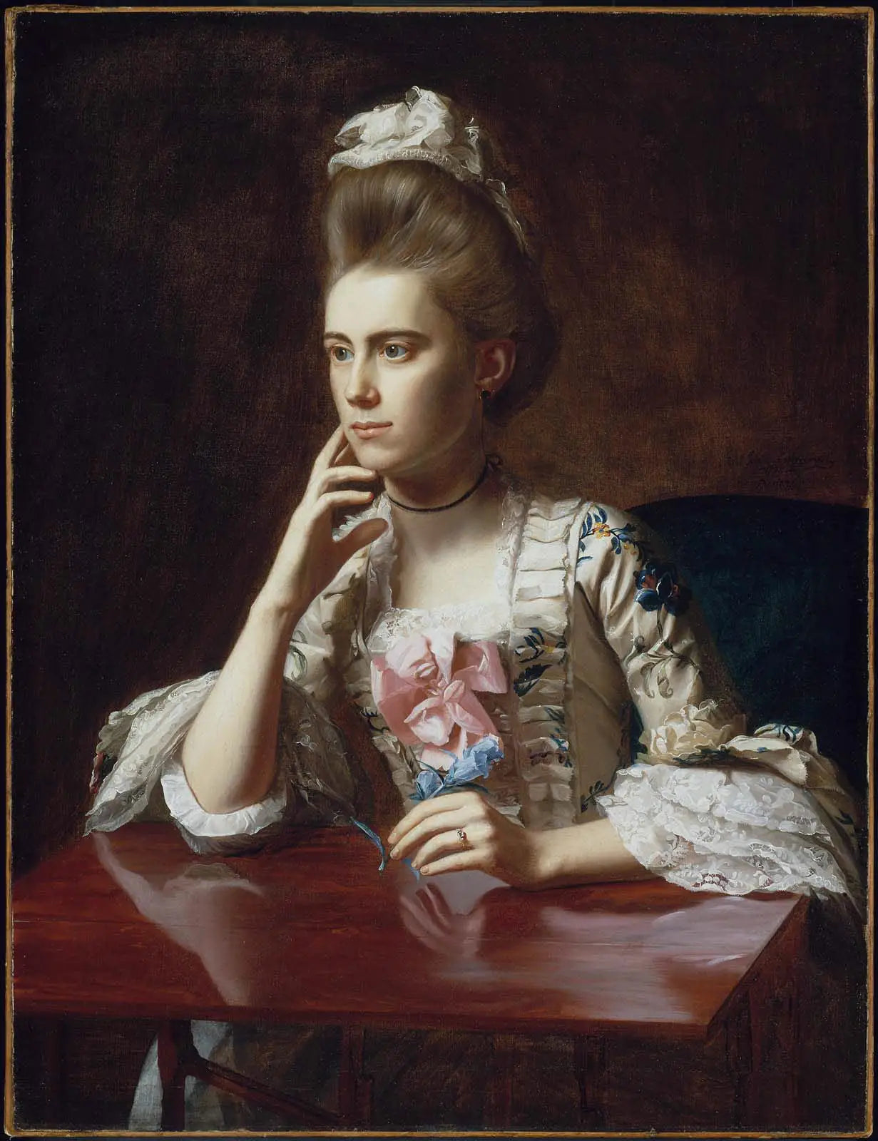 Mme Richard Skinner (Dorothy Wendell) - John Singleton Copley - Alpha Reproduction