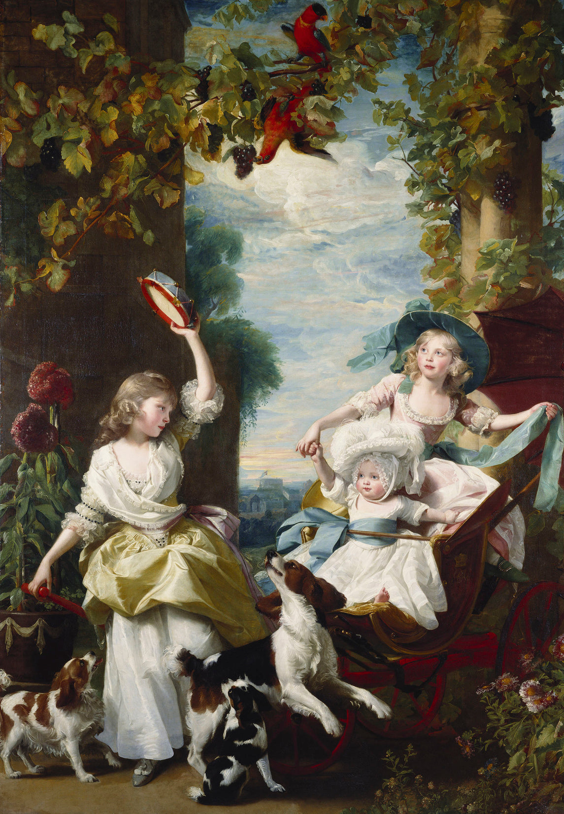 Les trois plus jeunes filles de George III - John Singleton Copley