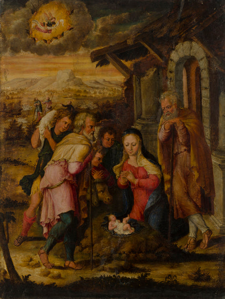 La naissance du Christ - Joos van Cleve