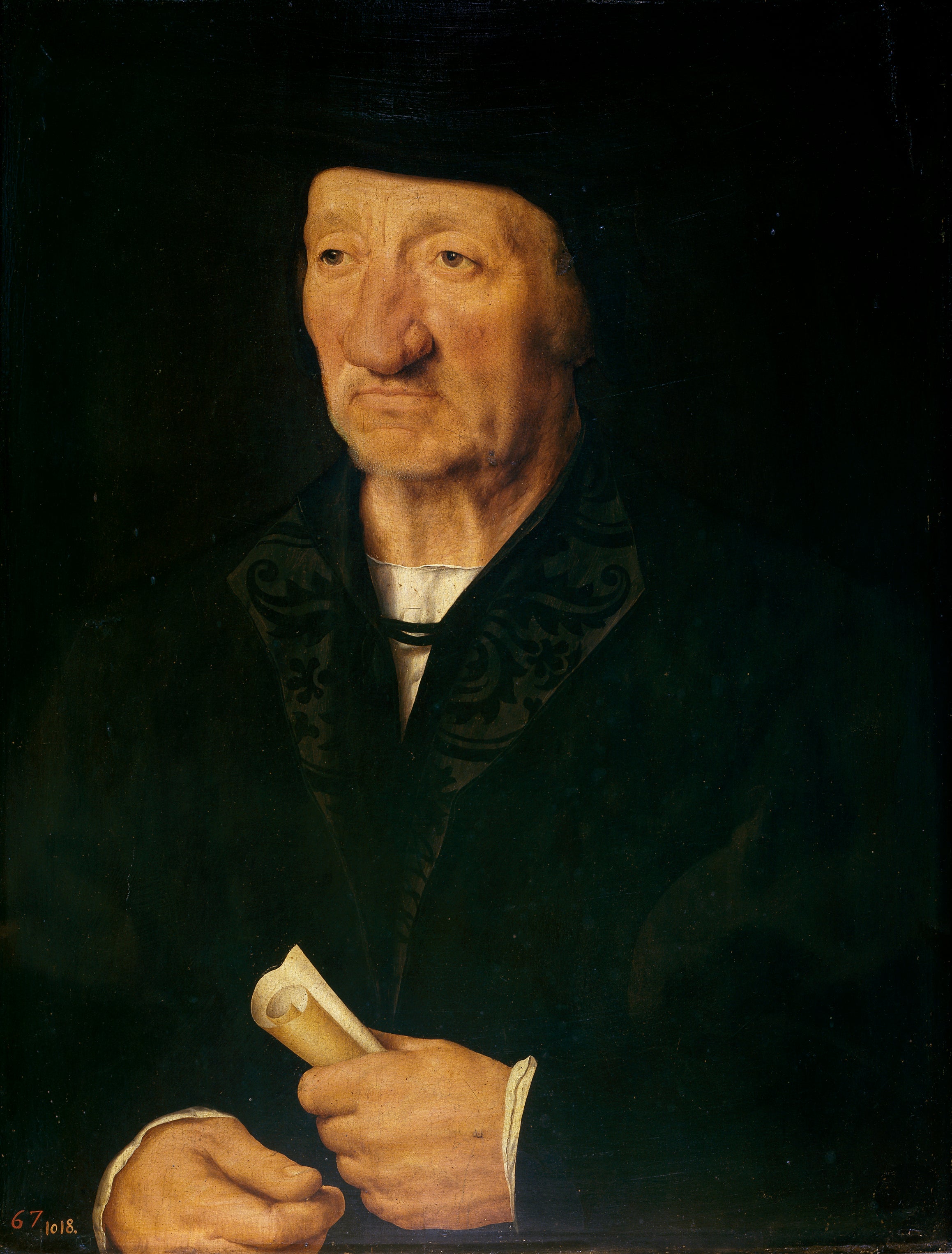 Portrait d'un vieil homme - Joos van Cleve
