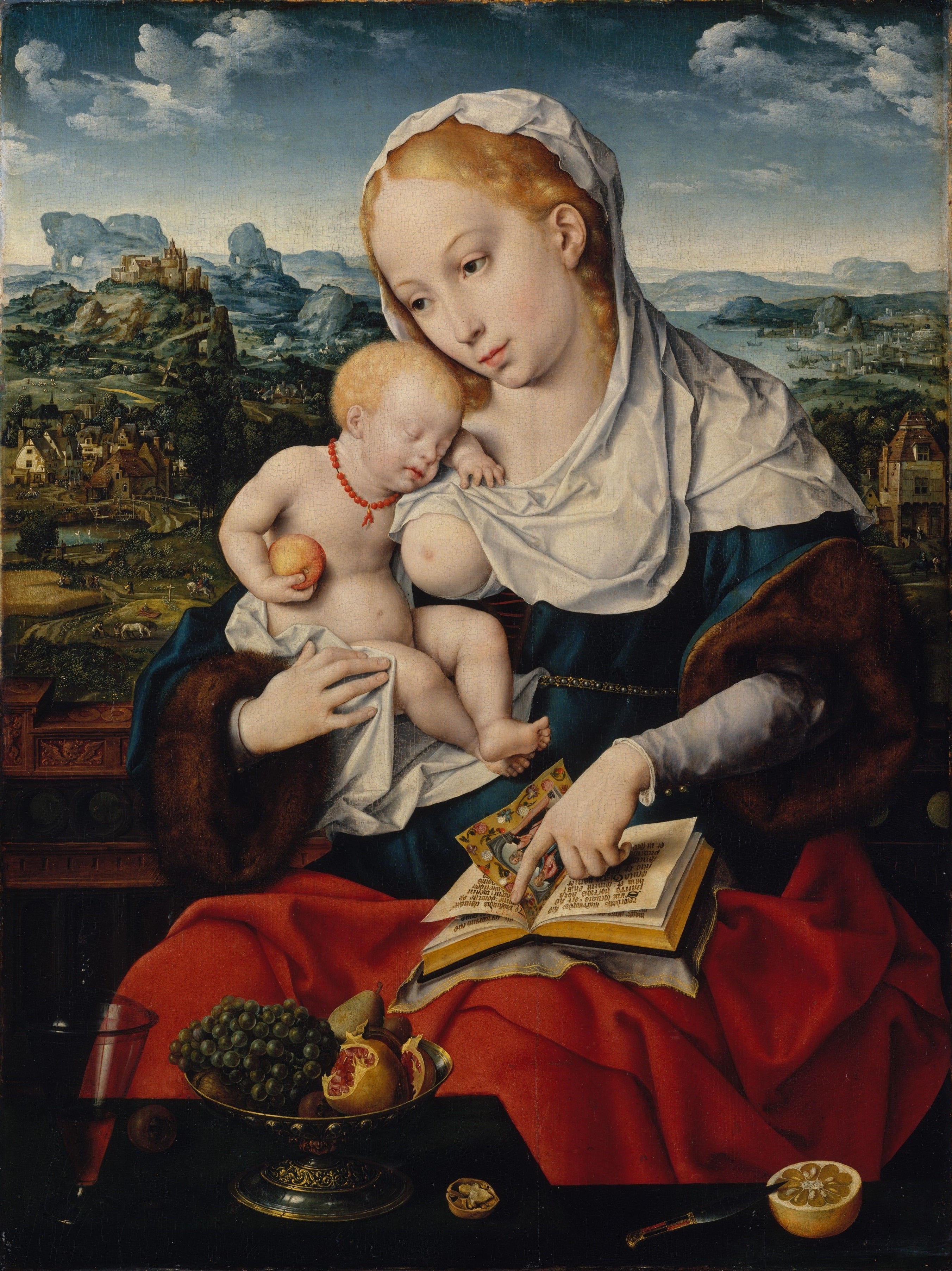 Vierge à l'Enfant. - Joos van Cleve