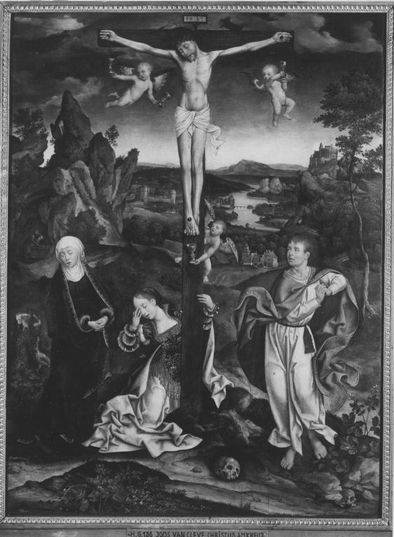 Le Christ en croix - Joos van Cleve