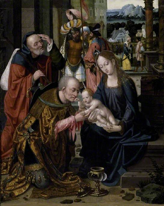 L'Adoration des Rois - Joos van Cleve