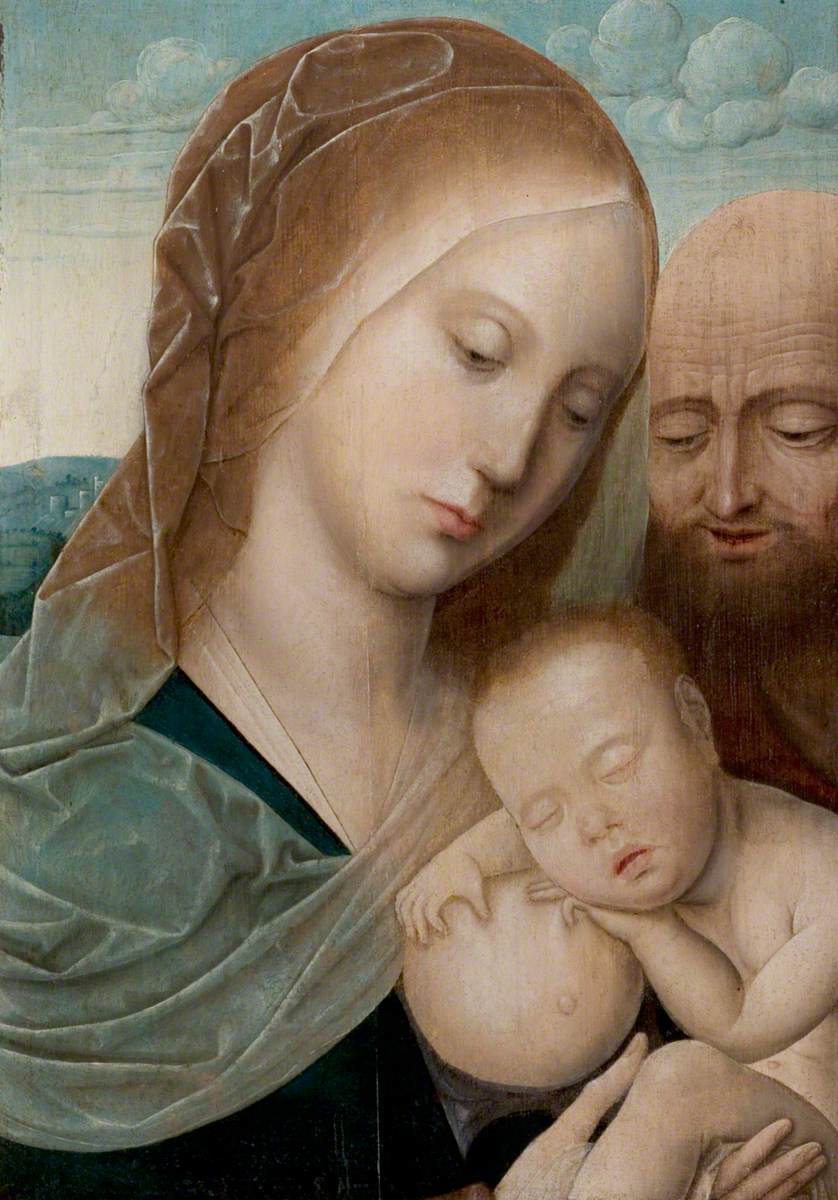 Vierge à l'Enfant avec saint Joseph - Joos van Cleve