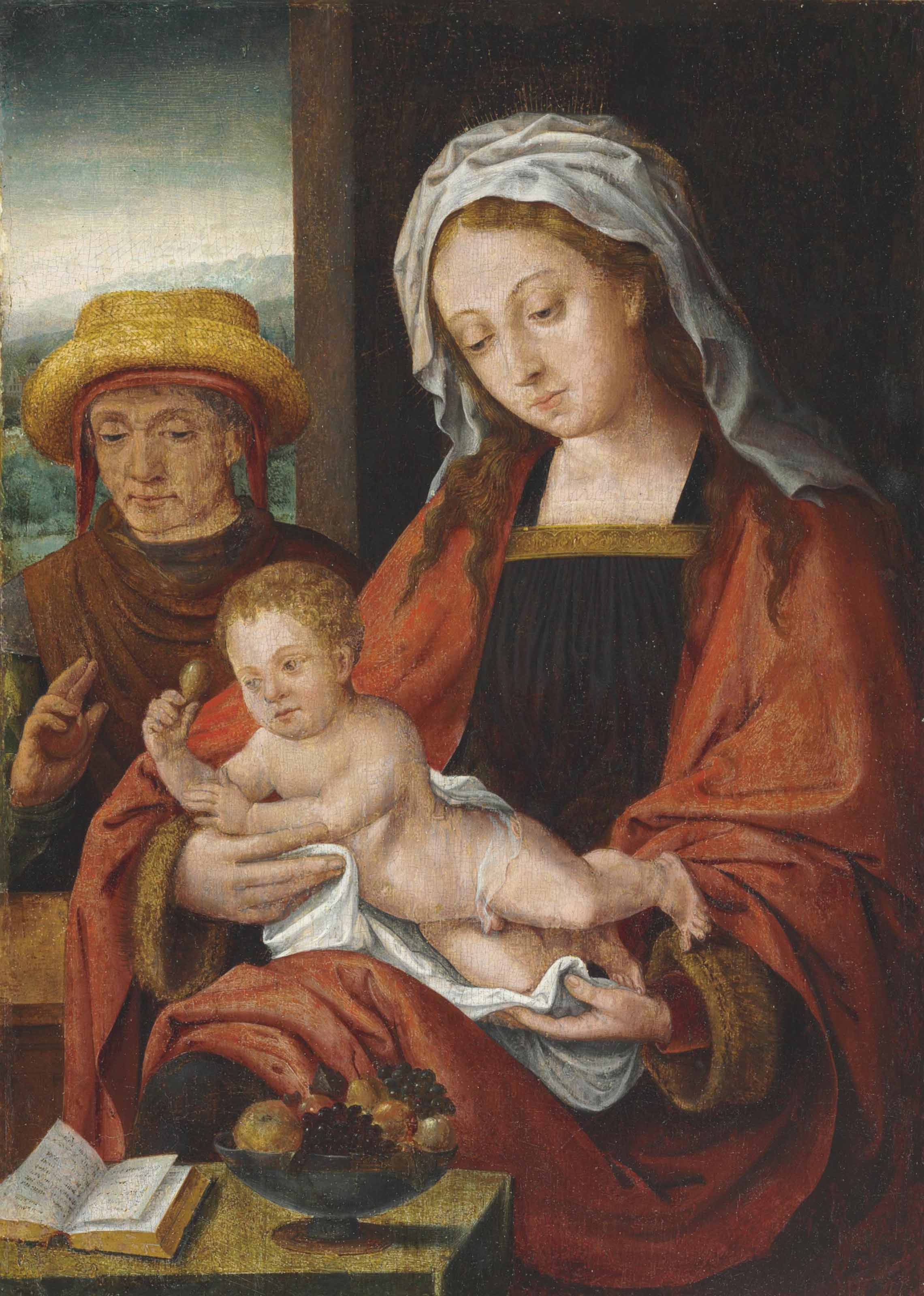 La Sainte Famille - Joos van Cleve