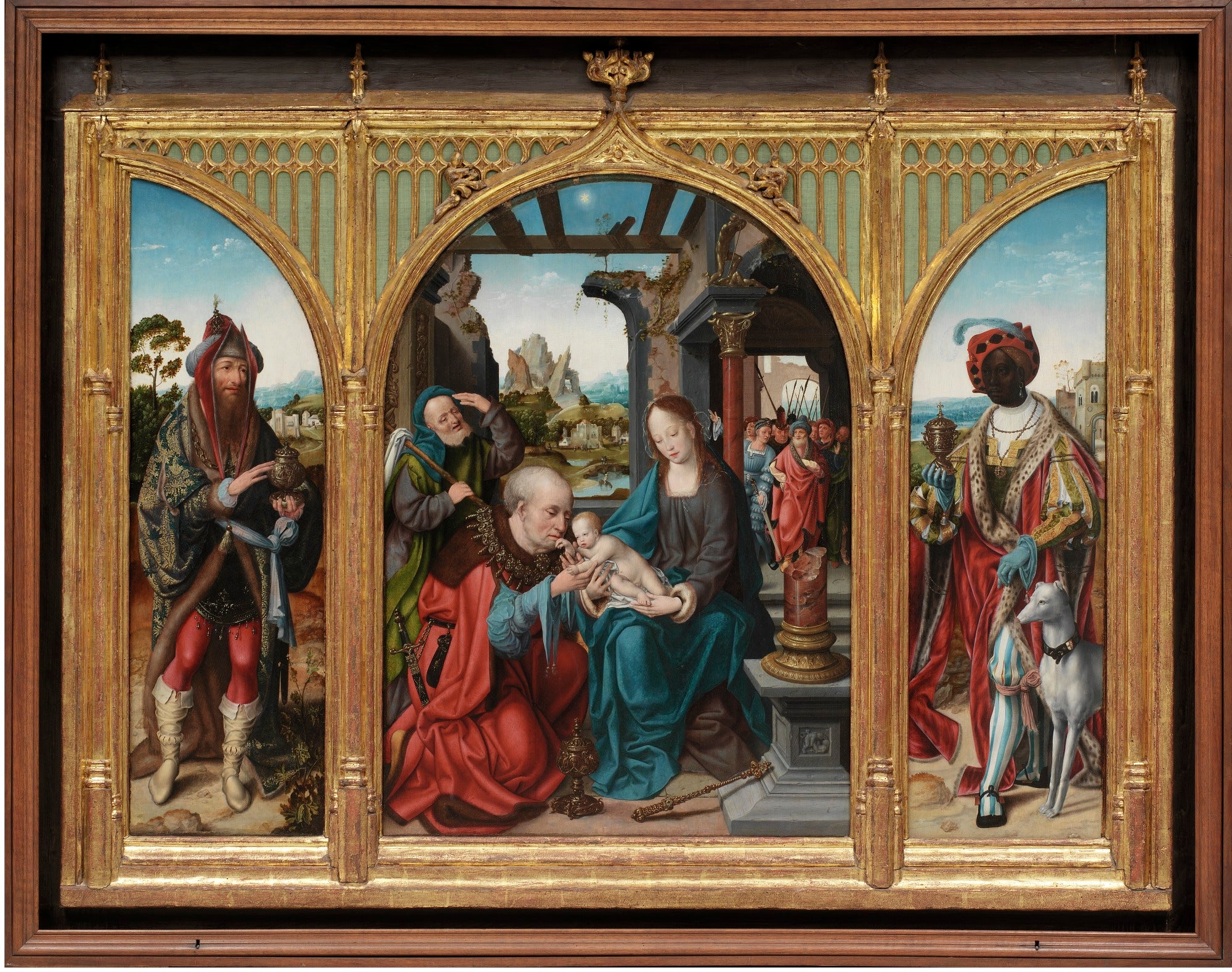 L'Adoration des Rois mages - Joos van Cleve