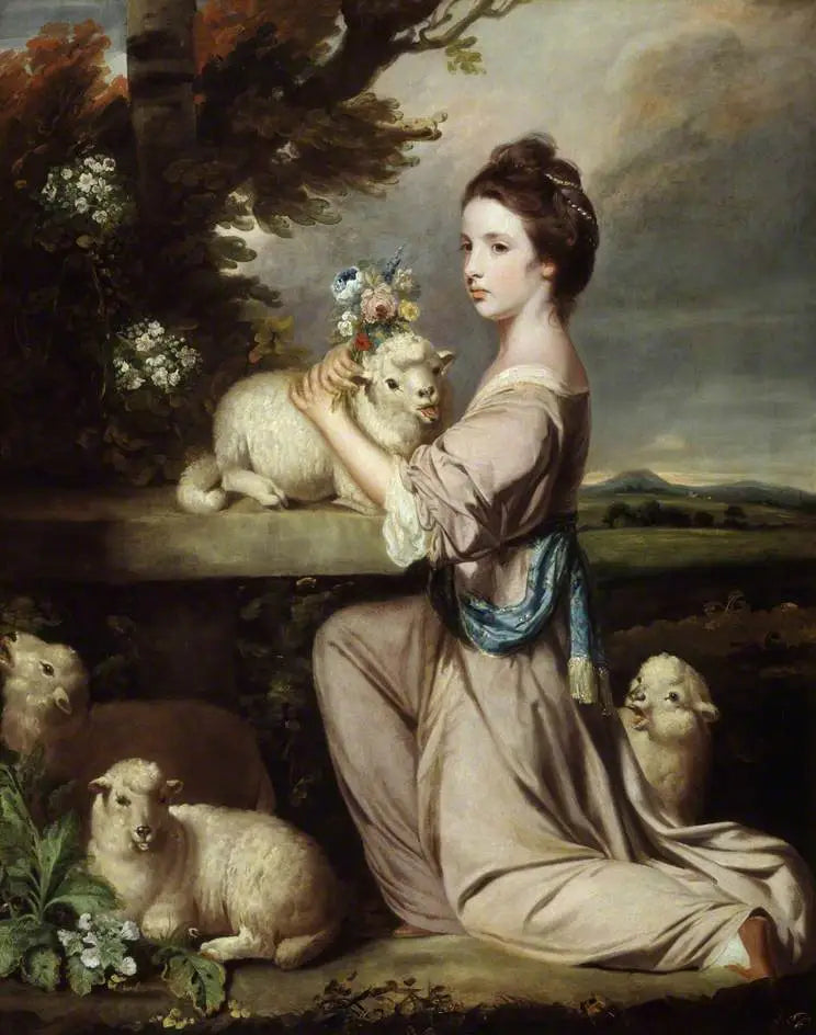 Lady Mary Leslie - Joshua Reynolds - Alpha Reproduction