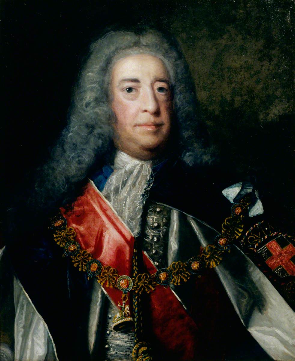 Lionel Cranfield Sackville, 1er duc de Dorset (1688–1765), courtisan - Joshua Reynolds