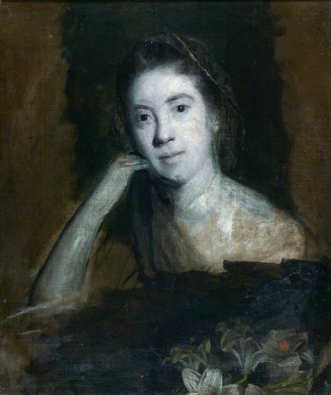 Portrait d'une dame (on dit qu'il s'agit de Miss Reynolds) - Joshua Reynolds