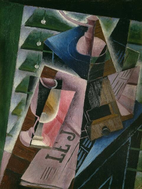 Moulin à café et verre - Juan Gris
