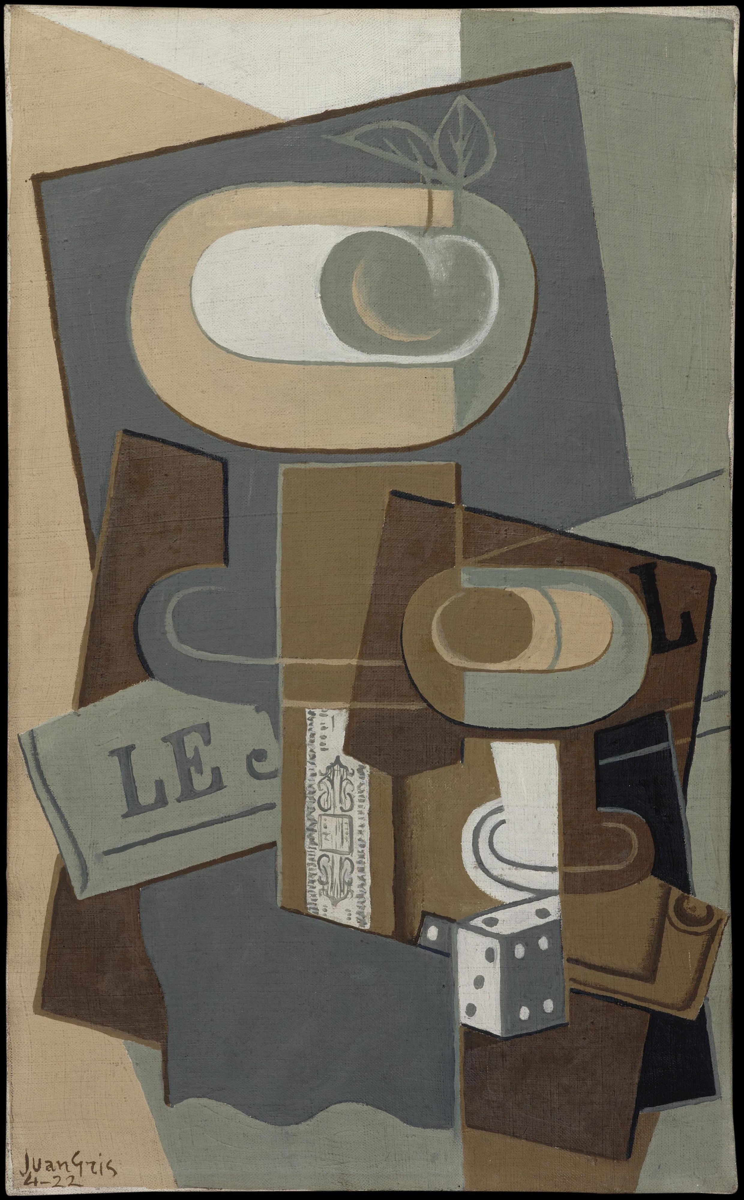 Les dés - Juan Gris