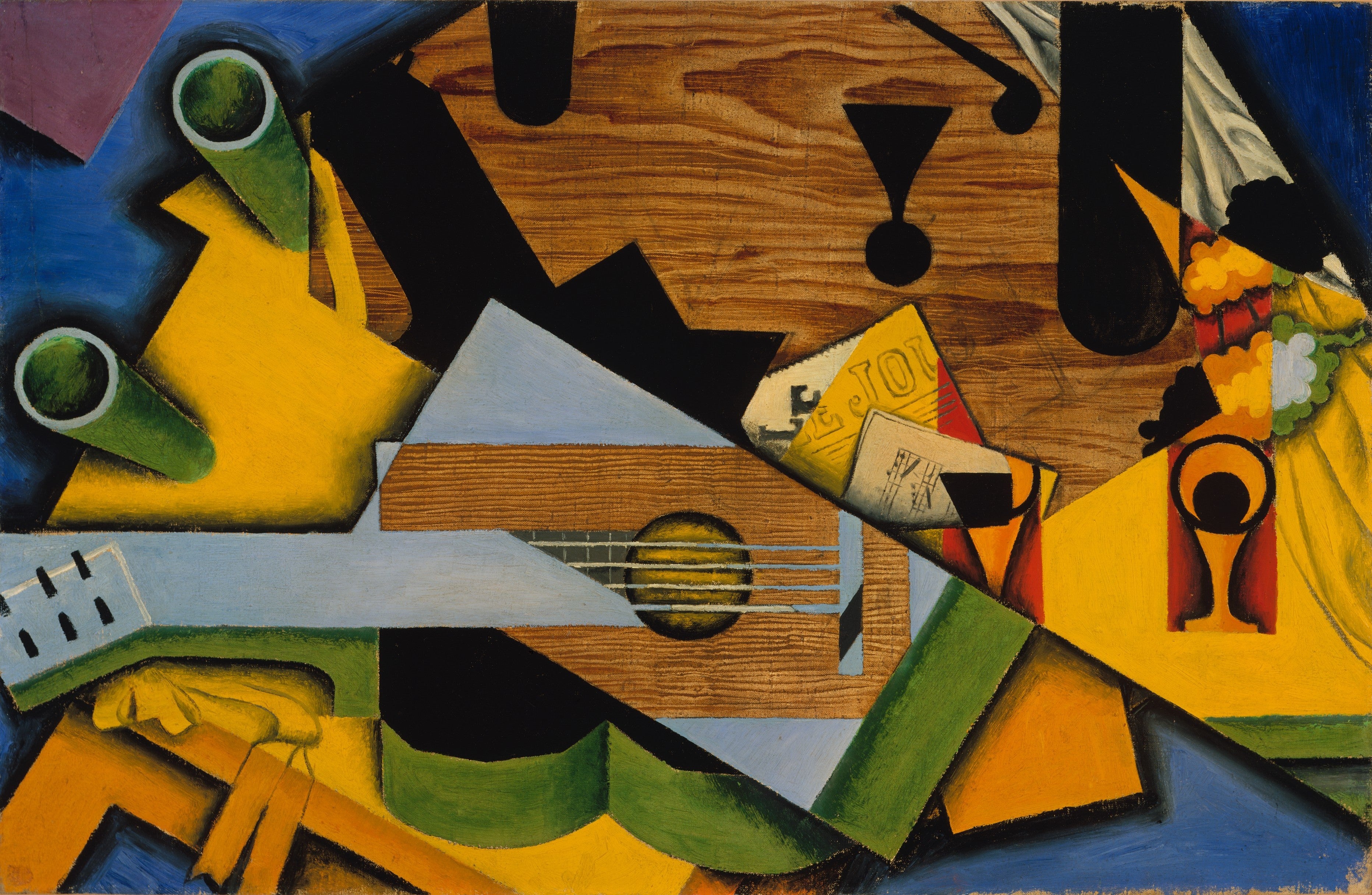 Nature morte à la guitare - Juan Gris