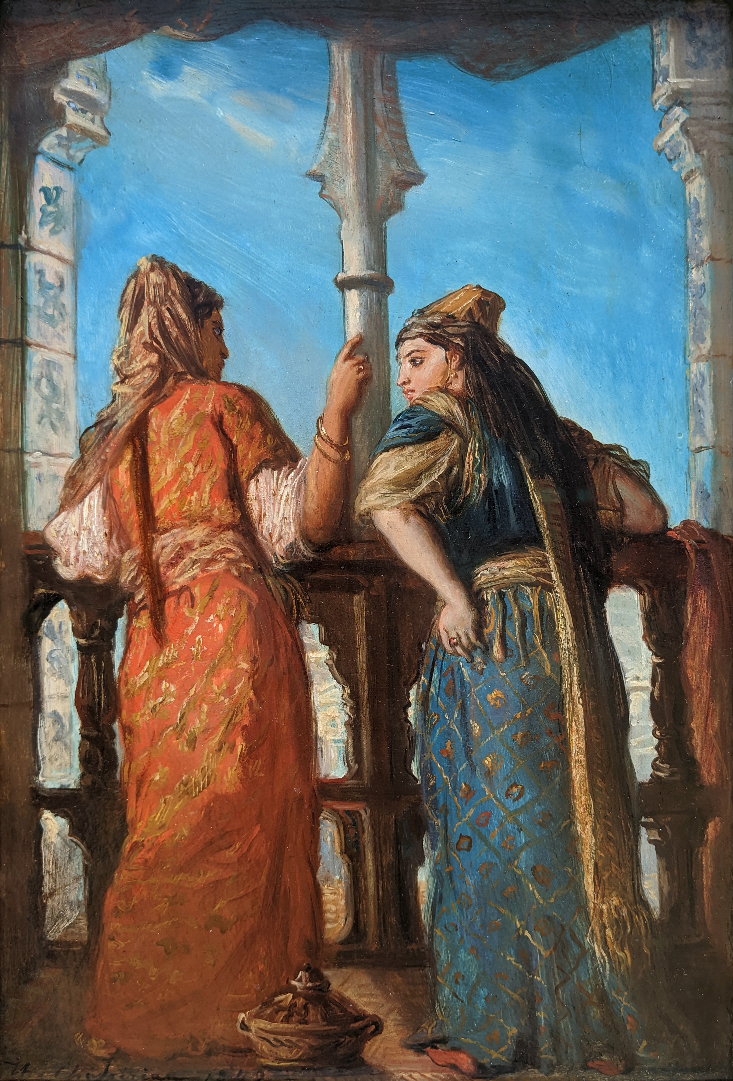 Femmes au balcon, Alger - Théodore Chassériau